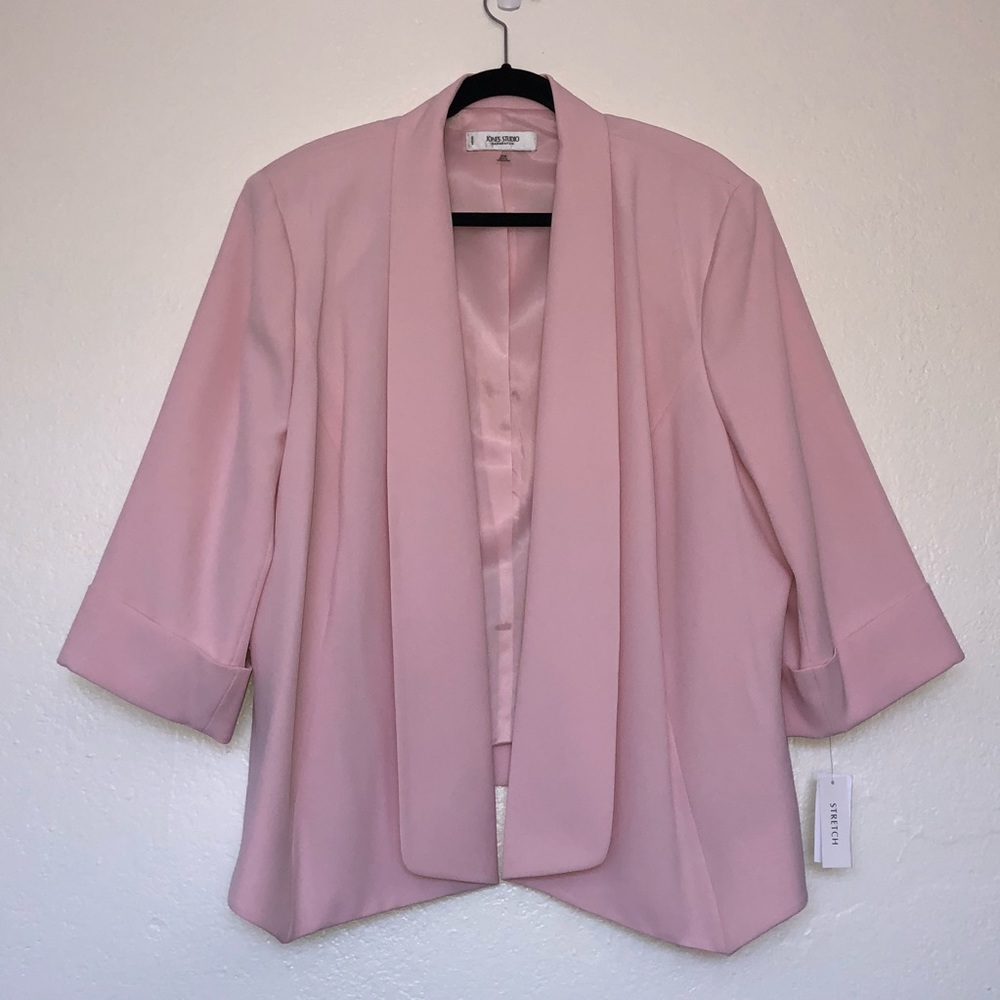 NWT Jones Studio Pink Jacket-Blazer